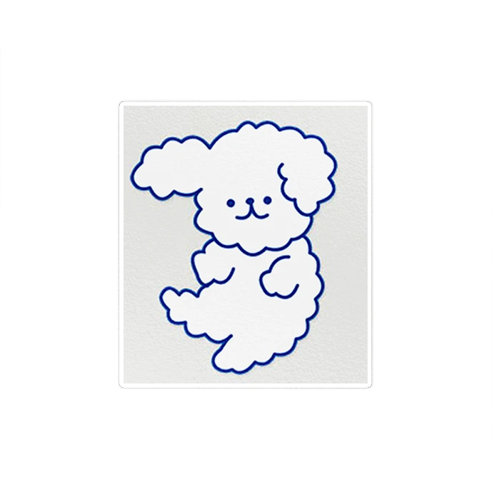 استیکر لپ تاپ ماسا دیزاین طرح سگ مدل STK1373