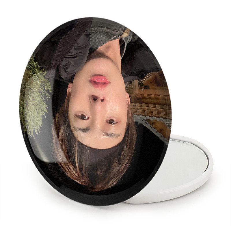 آینه جیبی خندالو طرح مینهیوک گروه مانستا اکس MONSTA X مدل تاشو کد 21164