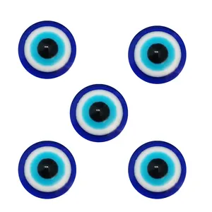 مهره ساخت زیورآلات مدل چشم نظر تخت کد MCS15 بسته 5 عددی