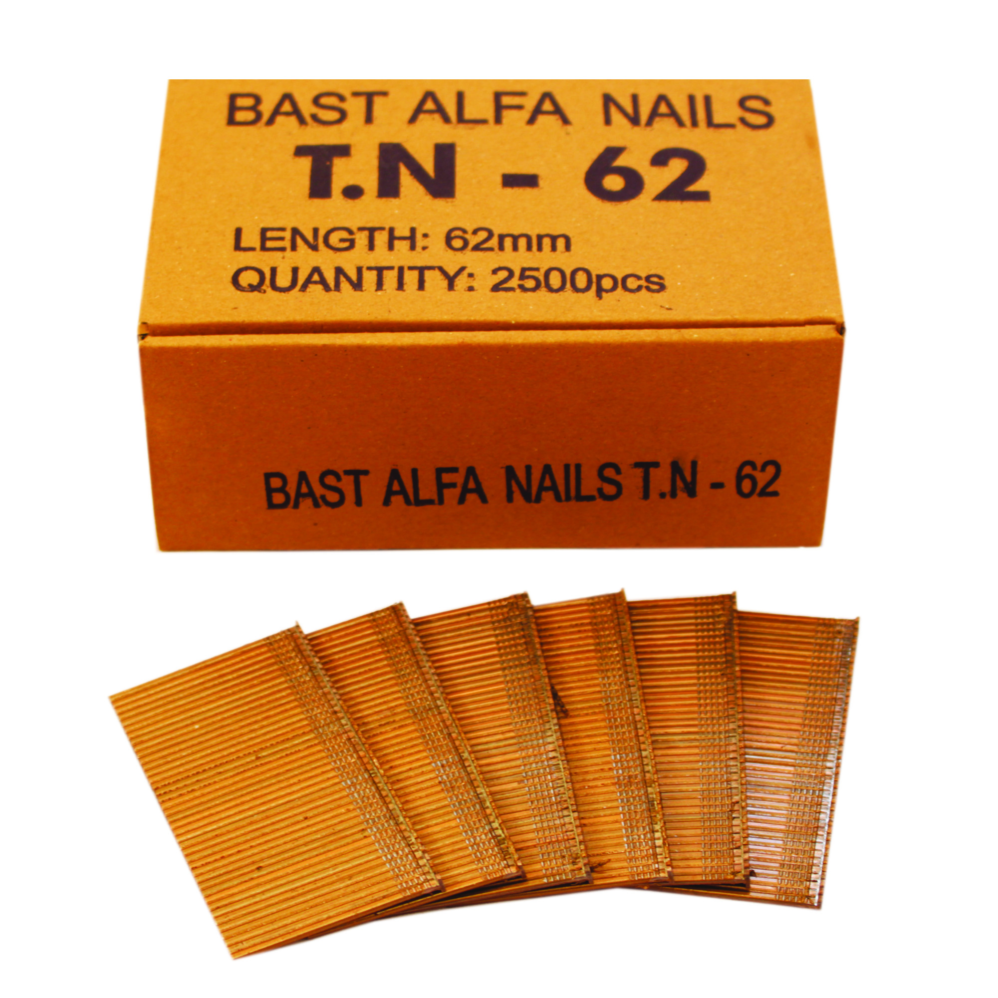 میخ بست آلفا مدل T.N-62 بسته 2500 عددی