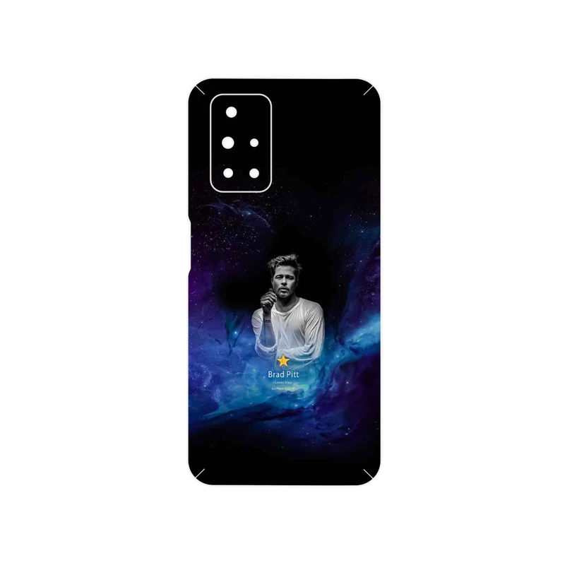 برچسب پوششی ماهوت مدل Brad Pitt مناسب برای گوشی موبایل شیائومی Redmi 10 Prime
