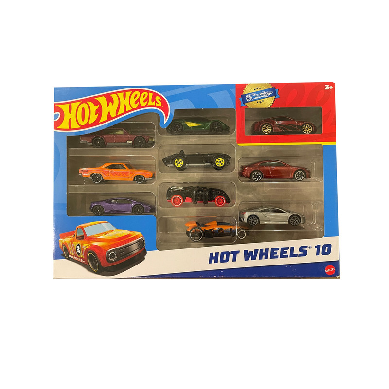 ماشین بازی هات ویلز مدل HW Ten Car Set کد 54886 I مجموعه 10 عددی