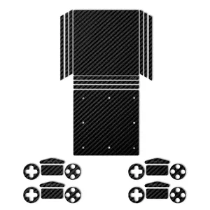 MAHOOT Black Carbon-fiber Texture Sticker for PS4 Pro