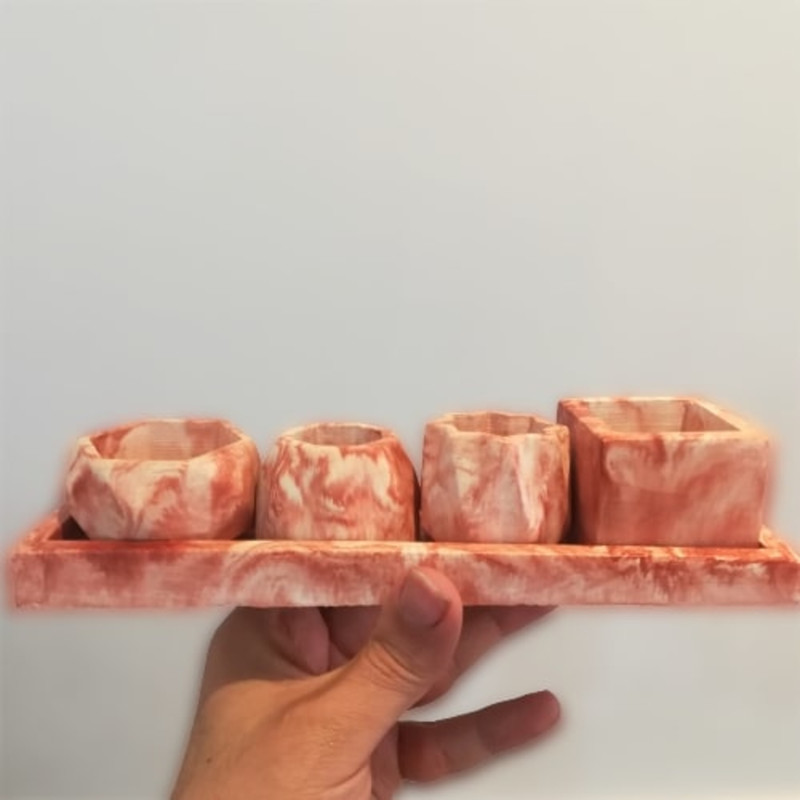 گلدان دکوری مدل ابروبادی