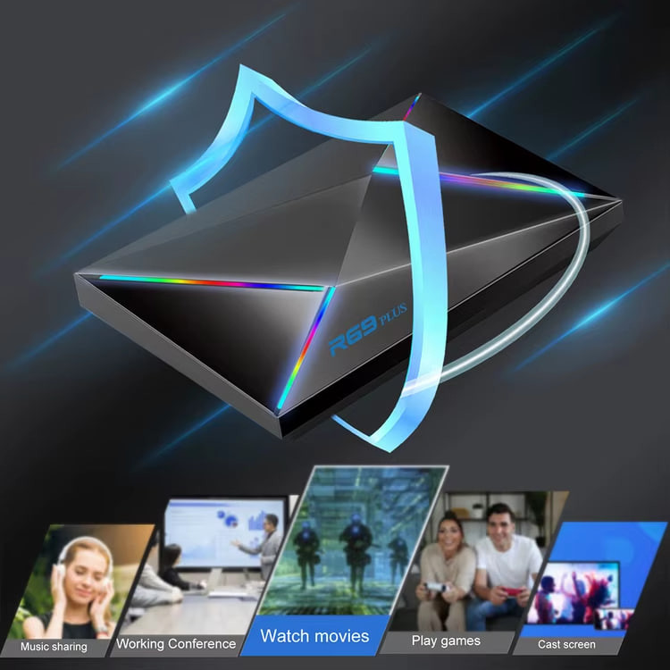 اندروید باکس آر69پلاس مدل H728 حافظه 64گیگ