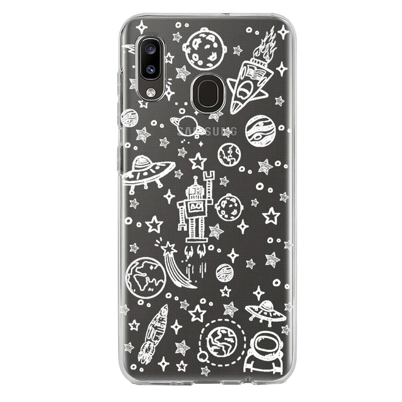 کاور مگافون کد C24-W مناسب برای گوشی موبایل سامسونگ Galaxy A30