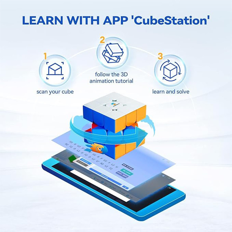 مکعب روبیک مانسترگو مدل مگنت 3×3