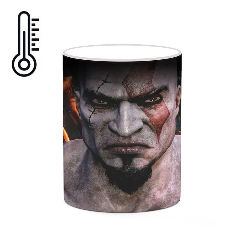ماگ حرارتی کاکتی طرح گاد آف وار God Of War مدل mgh40984