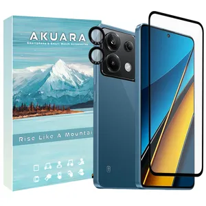 Akuara Full-ring Screen Protector For Xiaomi Poco X6 5G with lens protector