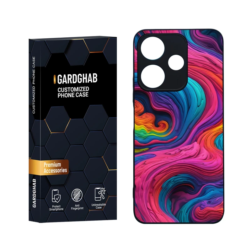 کاور گارد قاب مدل ساده مناسب برای گوشی موبایل شیائومی Redmi 13 4G / Poco M6 4G