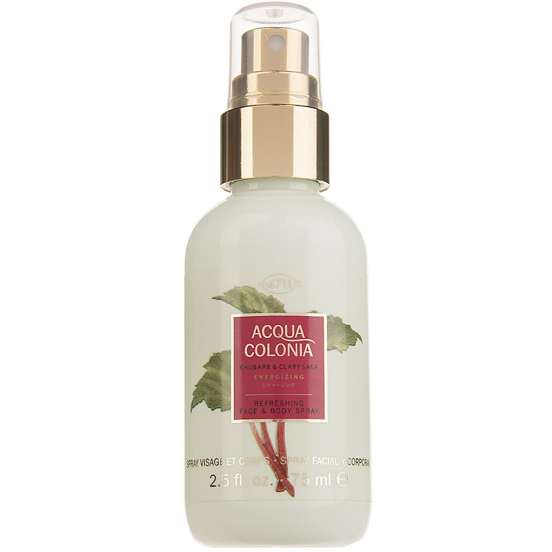 اسپری خوشبو کننده صورت و بدن زنانه آکوا کولونیا مدل Rhubarb And Clary Sage حجم 75 میلی لیتر
