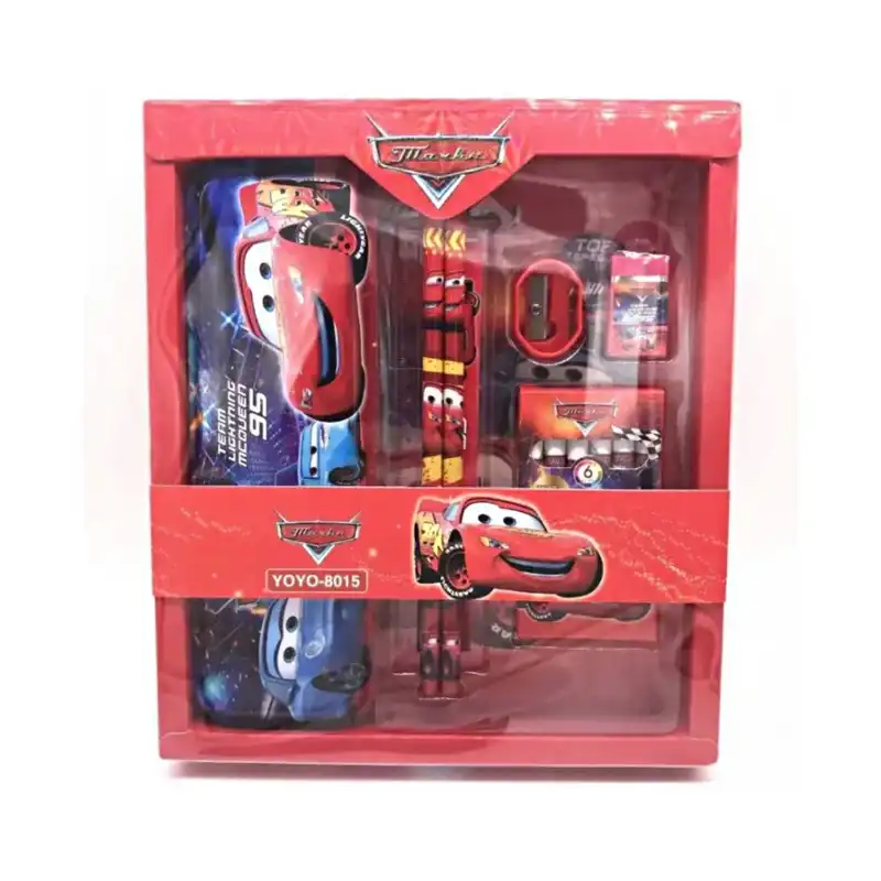 بسته لوازم التحریر طرح مکوئین مجموعه 7 عددی