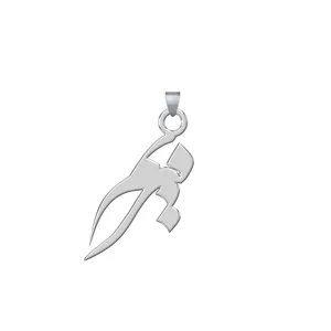 آویز گردنبند نقره ترمه 1طرح مریم کد E249