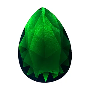 سنگ زینتی زمرد مدل تراش اشکی کد 19-13