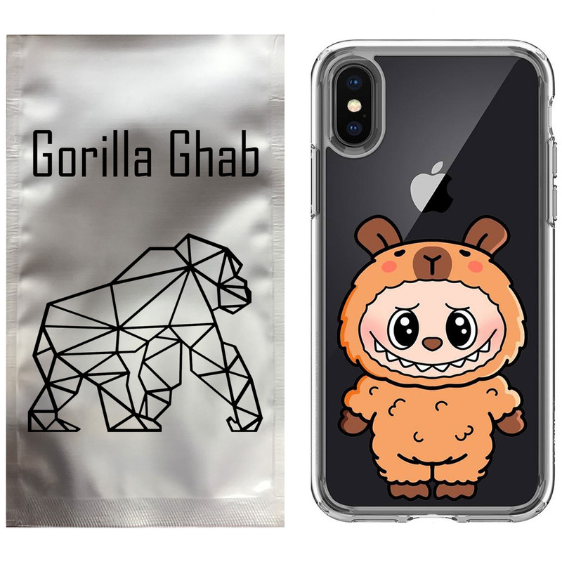 کاور گوریلا قاب مدل CLG کد 110 طرح Labubu مناسب برای گوشی موبایل اپل iPhone X / XS