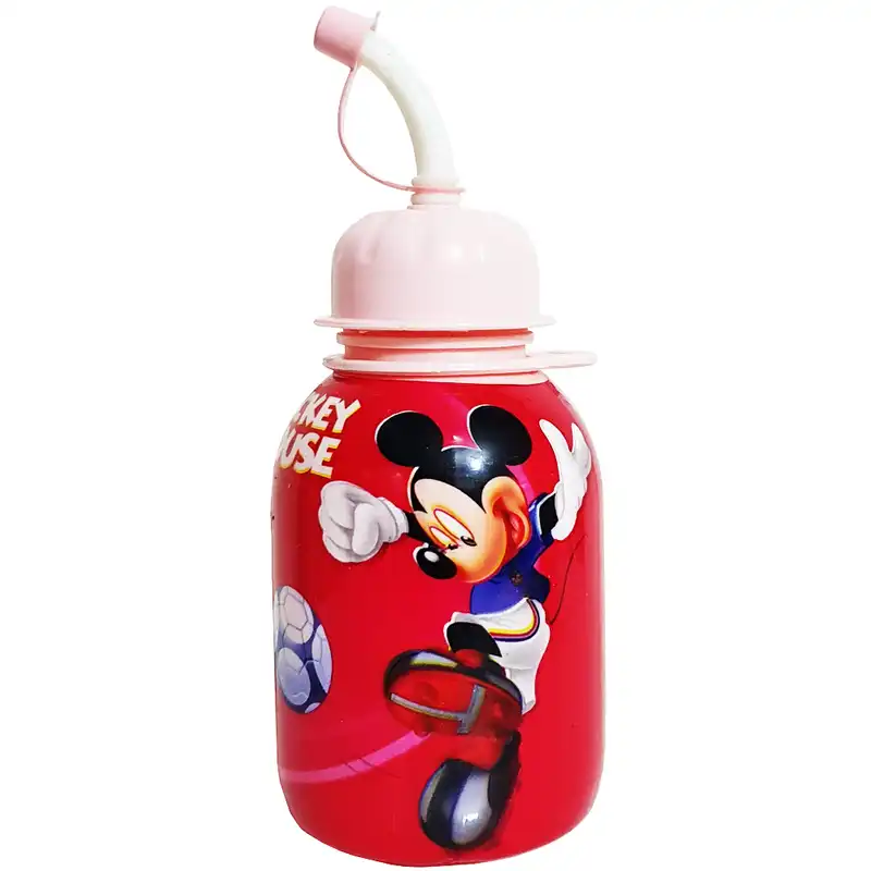 لیوان نی دار کودک طرح میکی موس کد 237