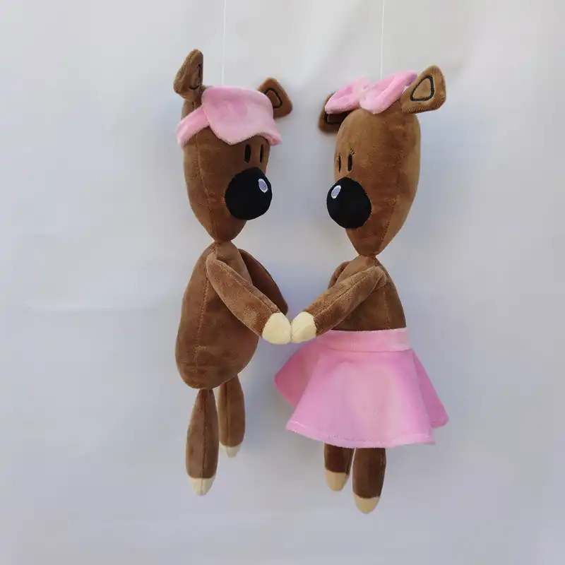 عروسک مدل خرس تدی مستربین ارتفاع 36 سانتی متر مجموعه 2 عددی