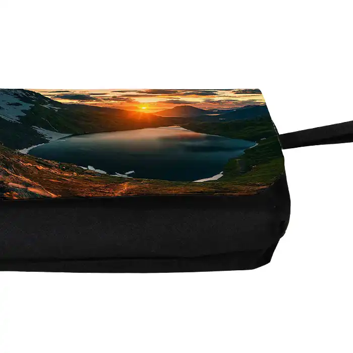 جامدادی مدل دوزیپ طرح طبیعت نروژ کد NI1168