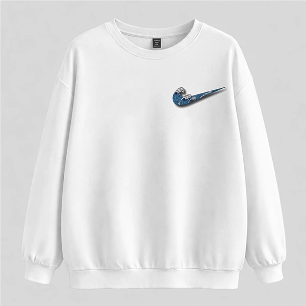 سویشرت مردانه مدل دورس موج دریا