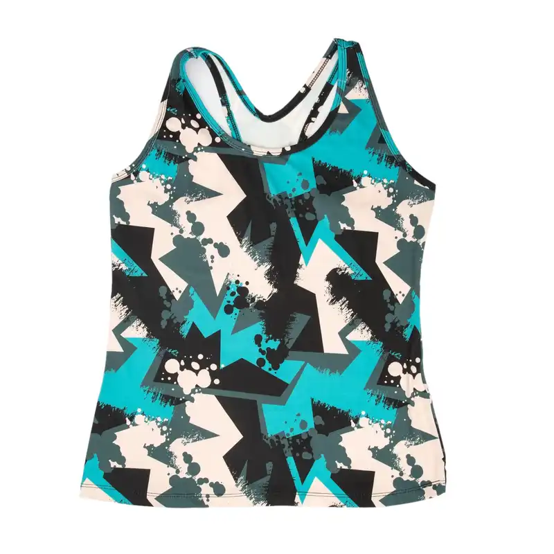 تاپ ورزشی زنانه مدل قهرمانی کد MDSS-AU0617