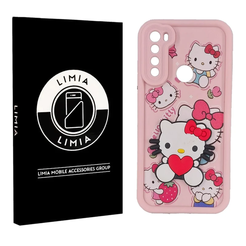 کاور لیمیا مدل سولید لنزدار طرح عروسکی برجسته مناسب برای گوشی موبایل شیائومی Redmi Note 8