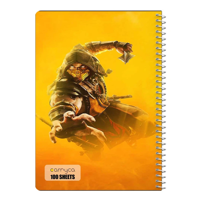دفتر مشق 100 برگ سیمی کارنیکا طرح مورتال کامبت Mortal Kombat کد 89805