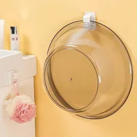 آویز تشت حمام مدل W، دیواری با چسب دوطرفه، 2 عددی از جنس پلیمر ABS، ابعاد 10&times;10&times;8 سانتی&zwnj;متر، وزن 40 گرم