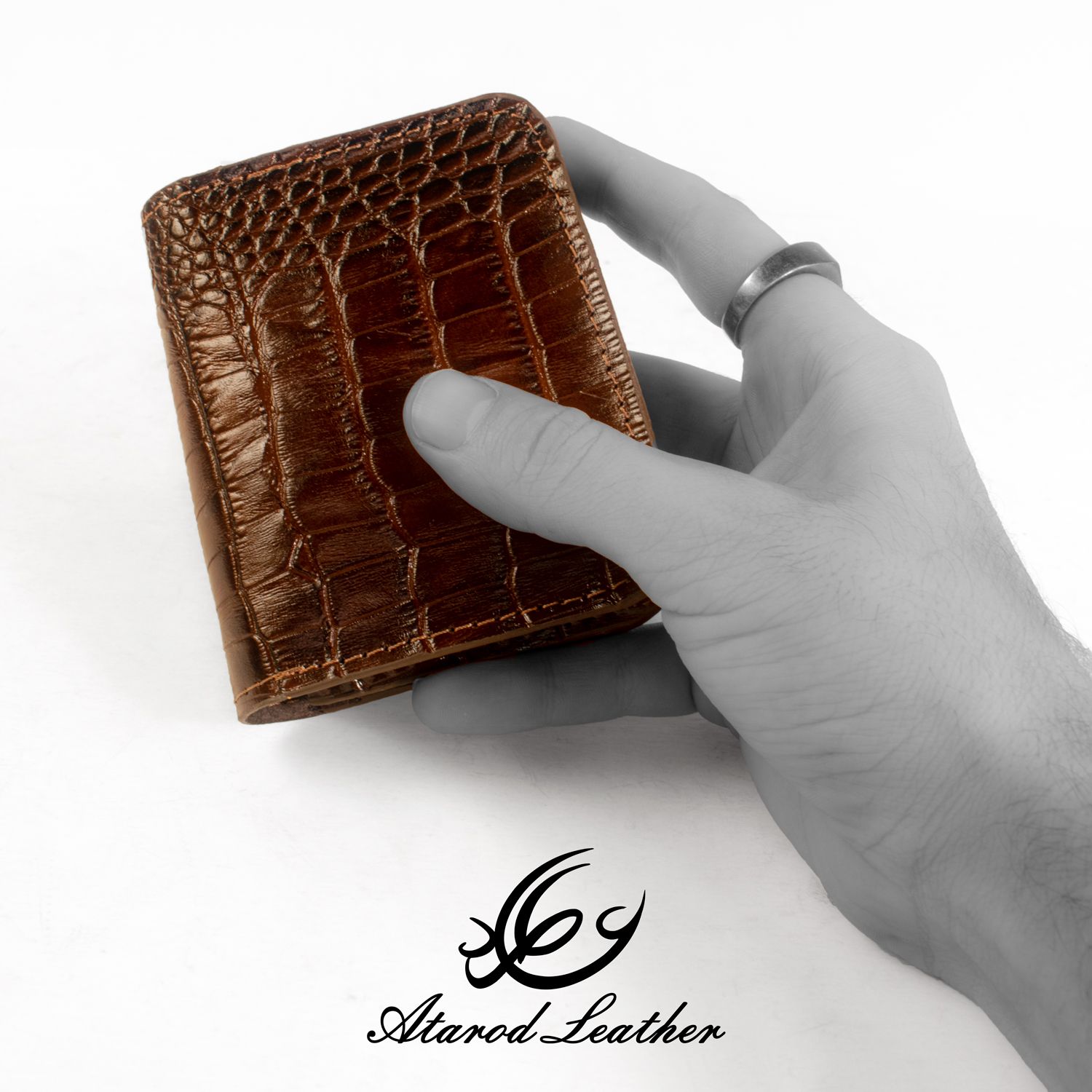 جاکارتی چرم عطارد مدل چرم طبیعی کد DPR04 -  - 4