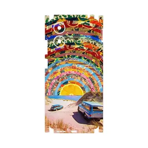 MAHOOT Collage of Orange Sky-FullSkin Cover Sticker for Motorola Moto G04s