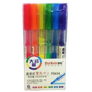 ماژیک علامت گذار زوکسا مدل جوهر مایع مجموعه 6 عددی