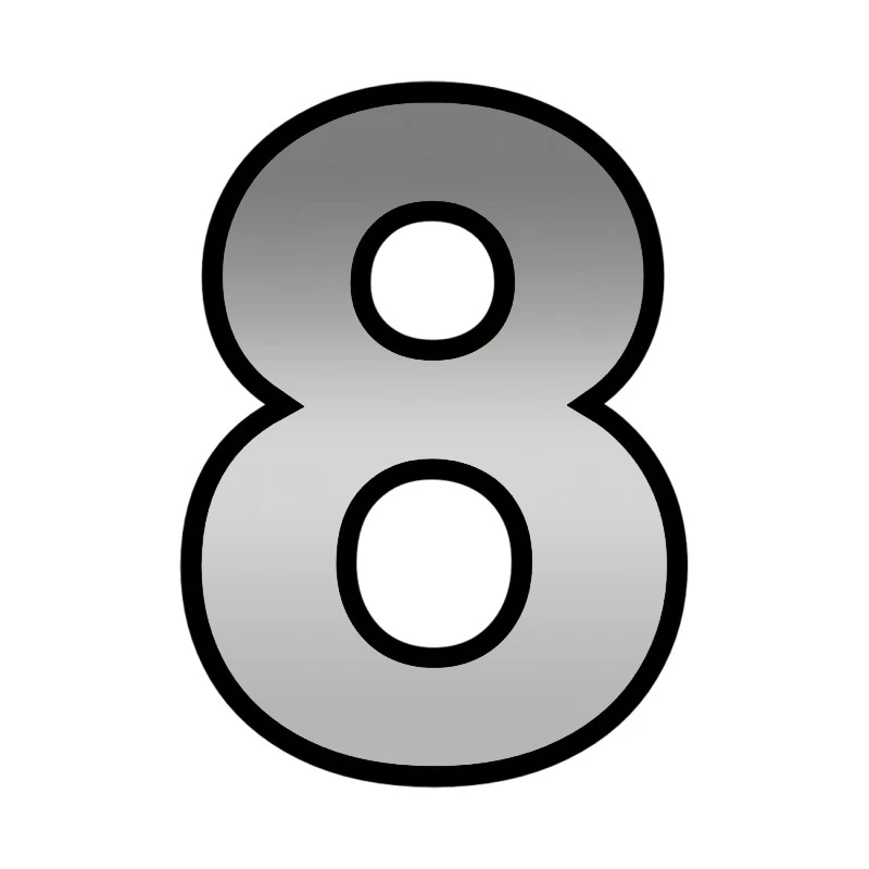 تابلو نشانگر کازیوه طرح پلاک واحد شماره 8 کد B-S 8