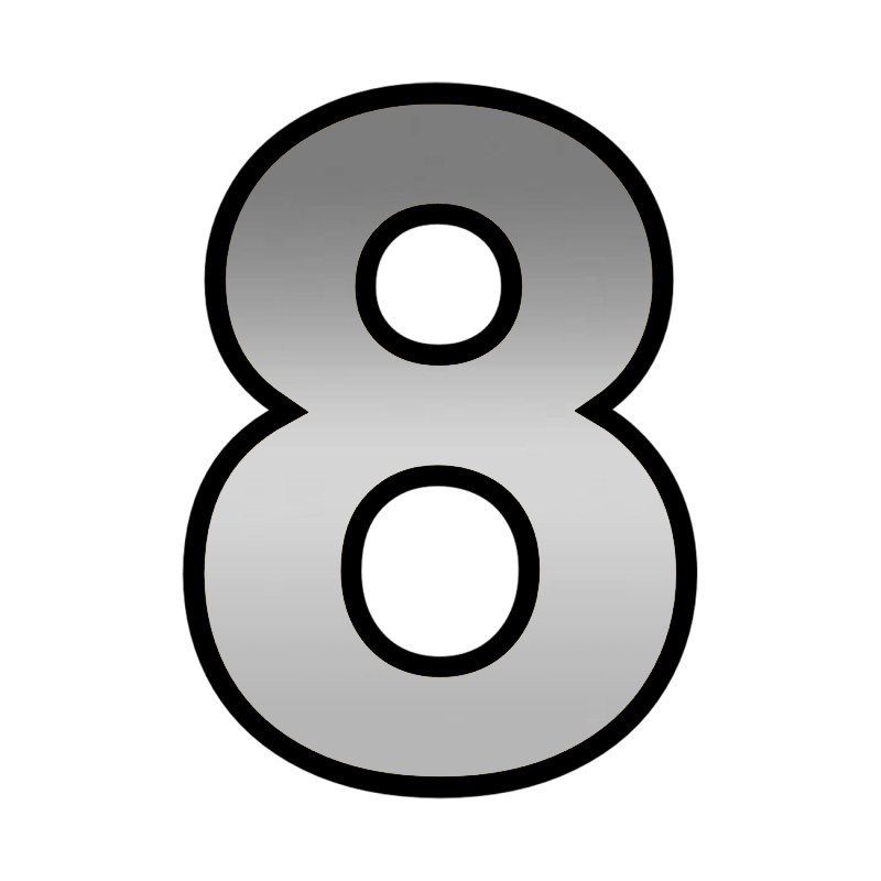 تابلو نشانگر کازیوه طرح پلاک واحد شماره 8 کد B-S 8