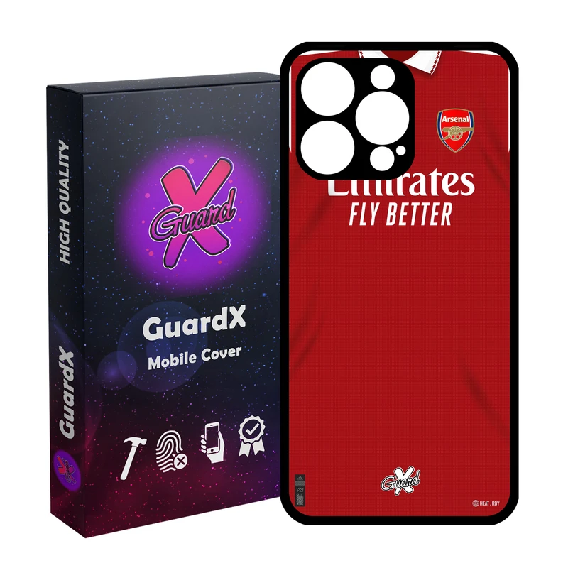 کاور گارد ایکس طرح آرسنال مدل قاب Glass10467 مناسب برای گوشی موبایل اپل iPhone 15 Pro Max