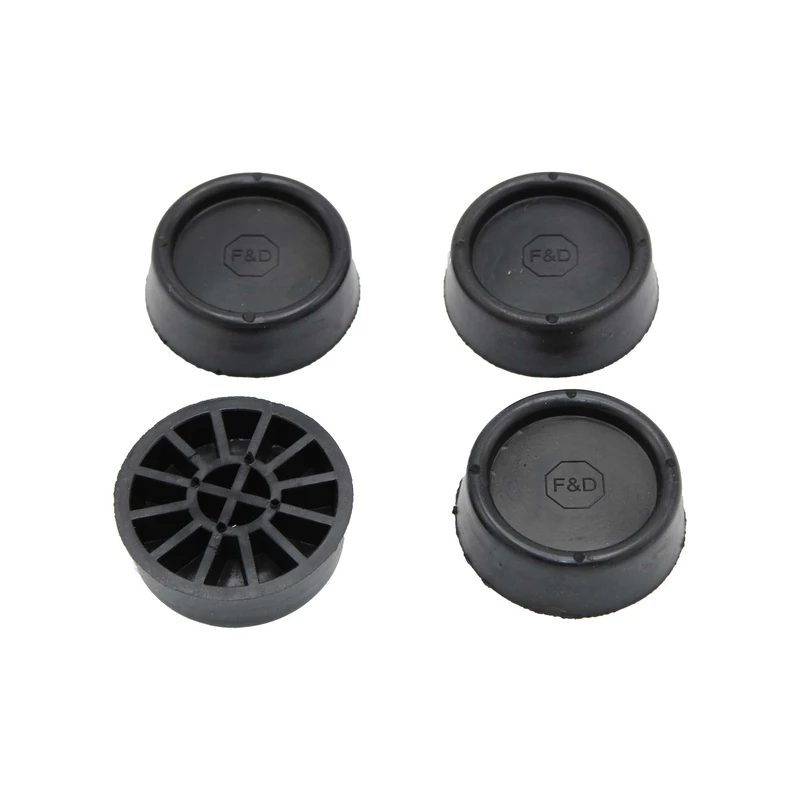 لرزه گیر ماشین لباسشویی مدل ضخیم گرد مجموعه 4 عددی 