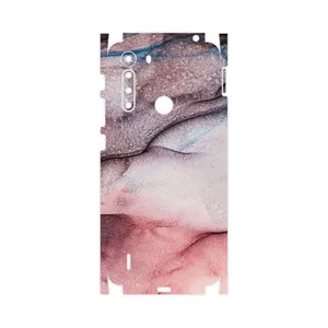 MAHOOT Smoky pink marble-FullSkin Cover Sticker for Motorola One Fusion