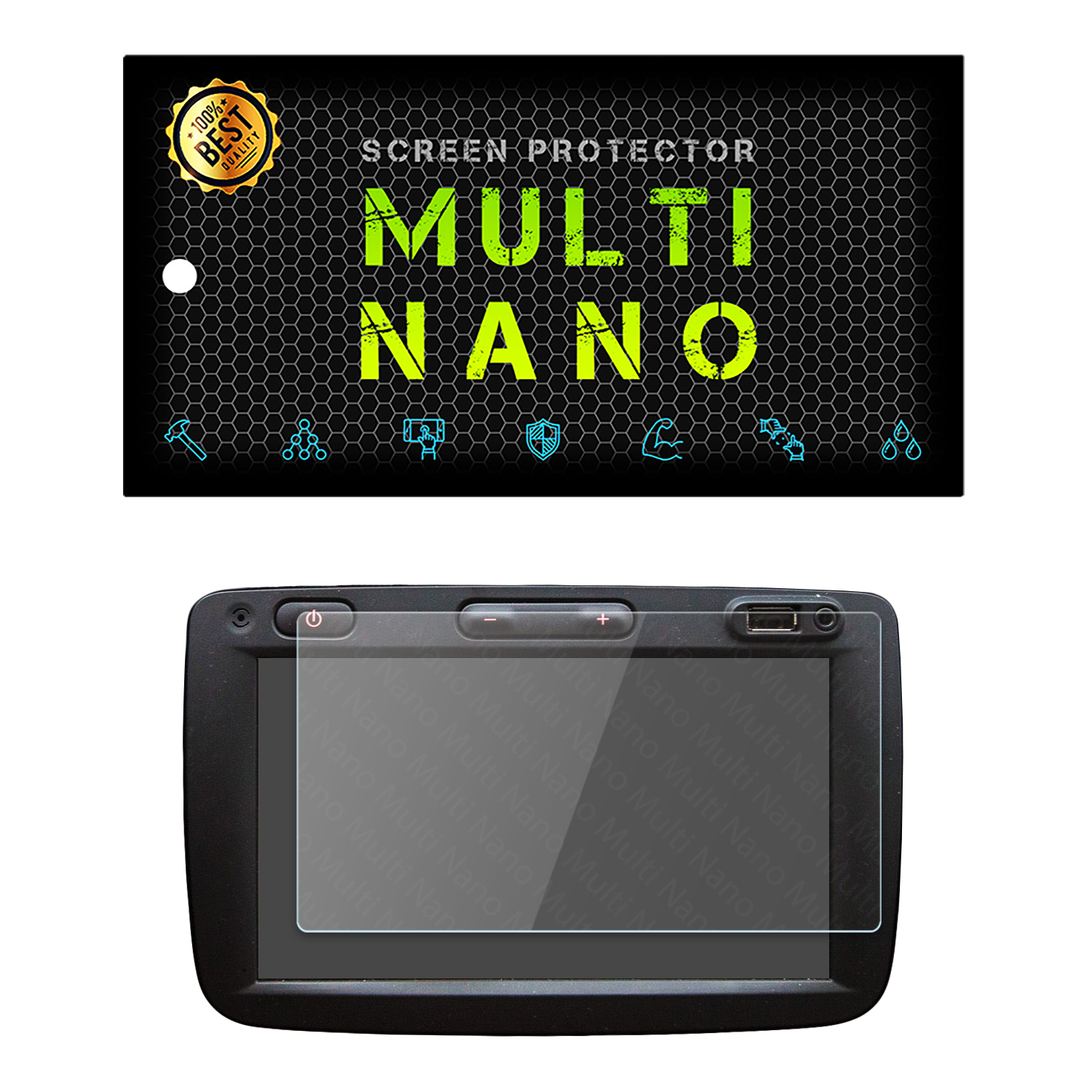 محافظ صفحه نمایش خودرو مولتی نانو مدل X-S1N مناسب برای مانیتور رنو داستر