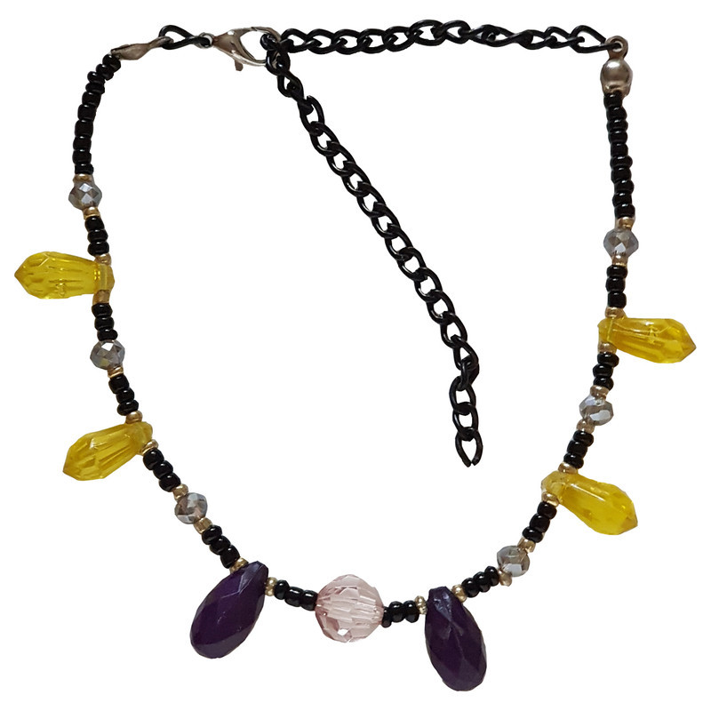 پابند زنانه ماه فام مدل کریستال پابند زنانه ماه فام مدل کریستال