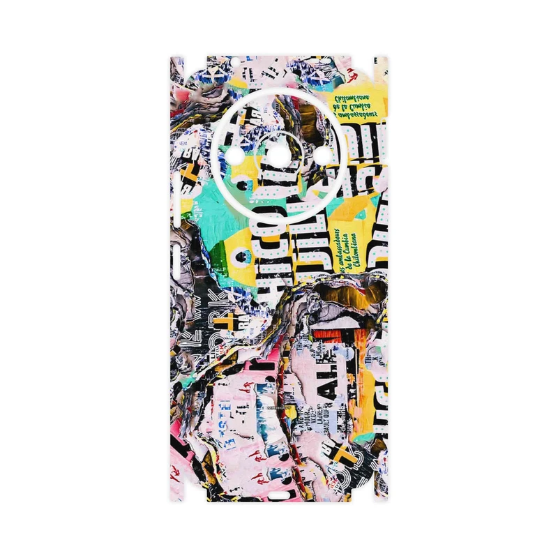 برچسب پوششی ماهوت مدل Collage of Teared Paper-FullSkin مناسب برای گوشی موبایل شیائومی Redmi A3
