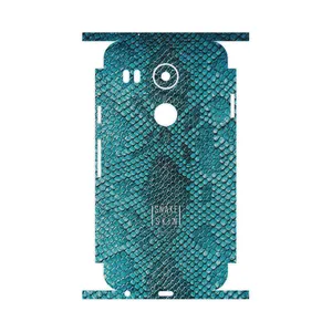 MAHOOT Blue Snake Skin-FullSkin Cover Sticker for Google Nexus 5X