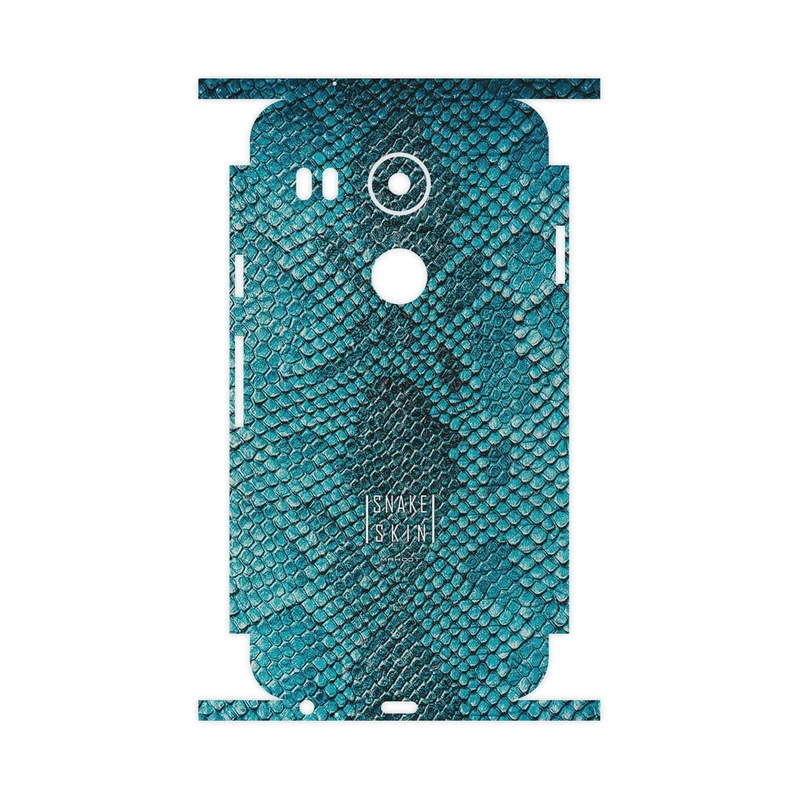برچسب پوششی ماهوت مدل Blue Snake Skin-FullSkin مناسب برای گوشی موبایل گوگل Nexus 5X