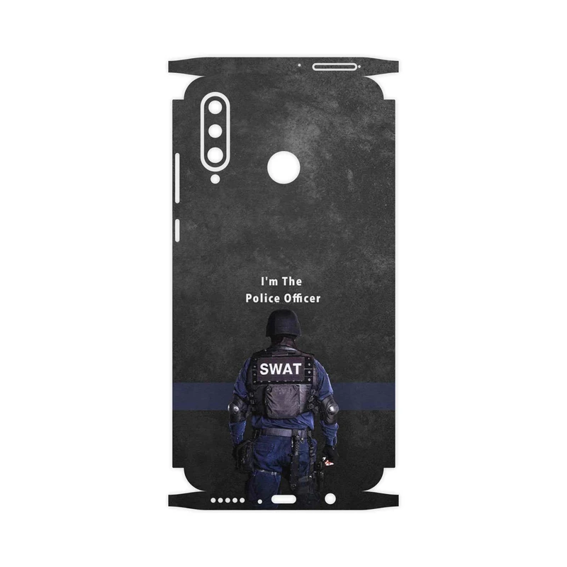 برچسب پوششی ماهوت مدل Police Officer-FullSkin مناسب برای گوشی موبایل هوآوی P30 Lite (24 MP Camera)