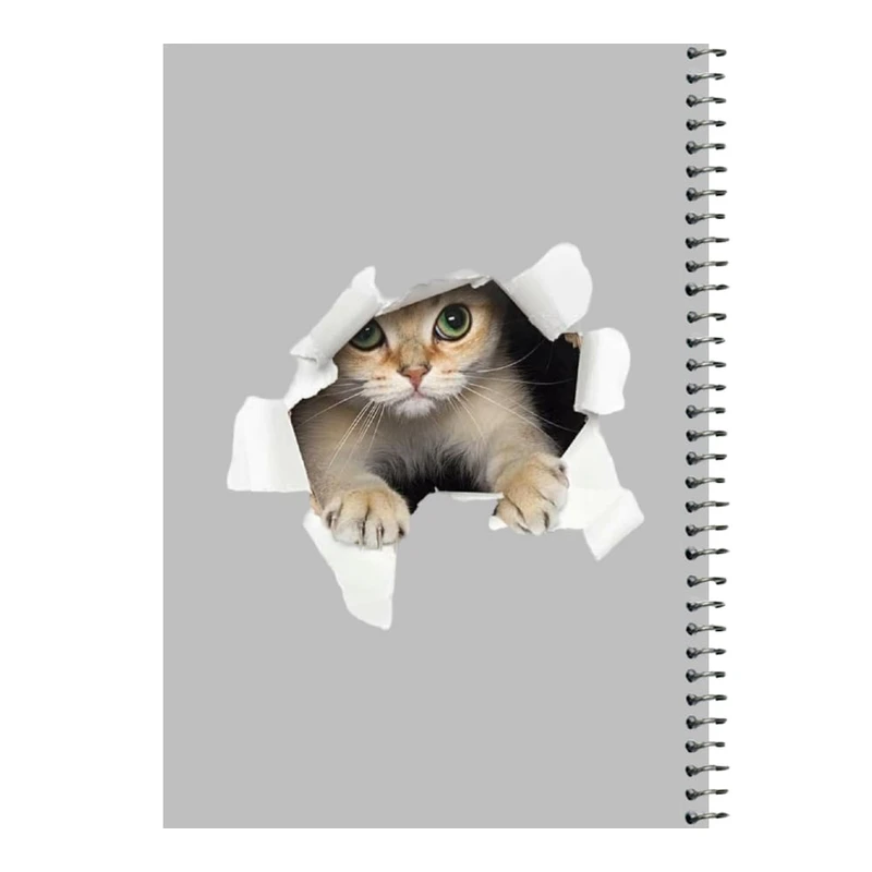 دفتر مشق 80 برگ اس جی مدل گربه کد۴   