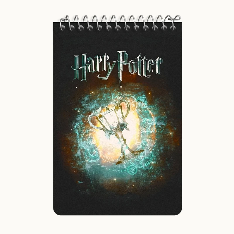 دفتر یادداشت 50 برگ خندالو طرح هری پاتر (Harry Potter) کد F8643