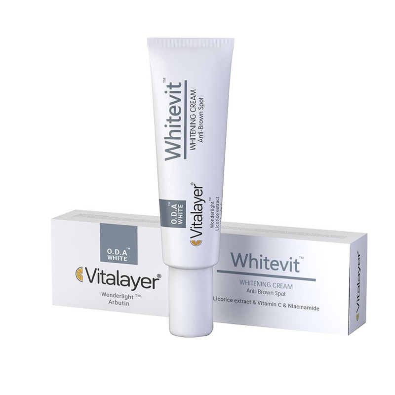 کرم روشن کننده ویتالیر مدل Whitevit  حجم 30 میلی لیتر