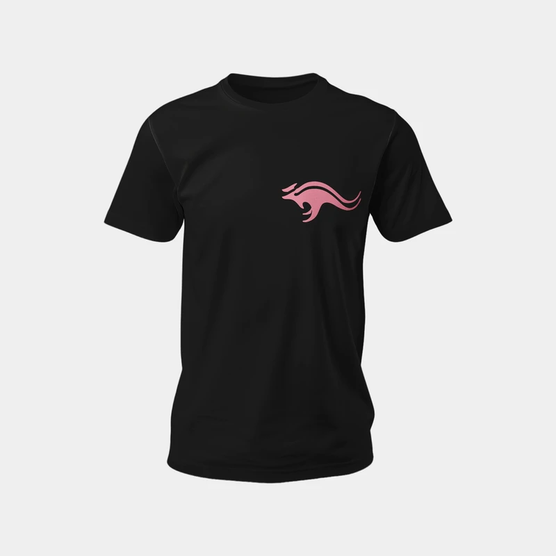 تی شرت آستین کوتاه مردانه مدل فیت طرح کانگورو