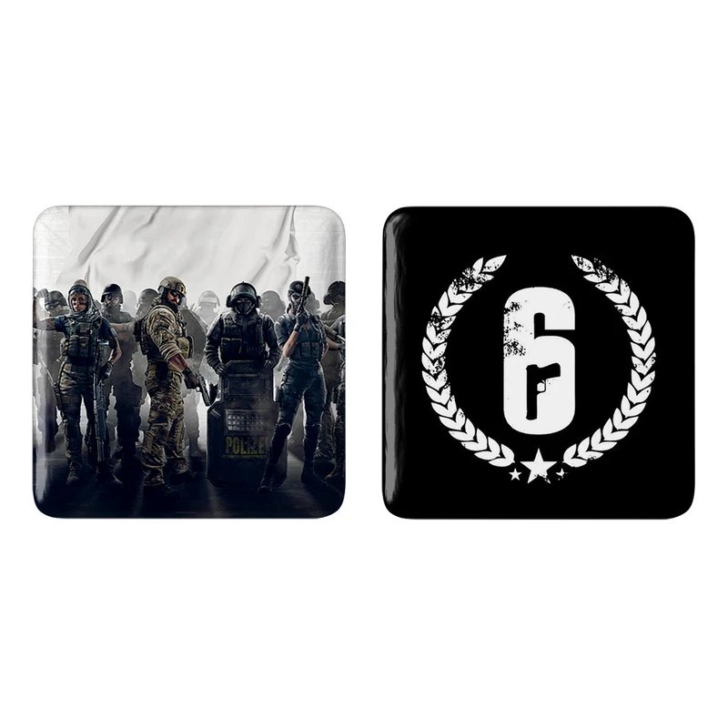مگنت خندالو طرح رینبو سیکس Rainbow Six کد 1031610319 مجموعه 2 عددی