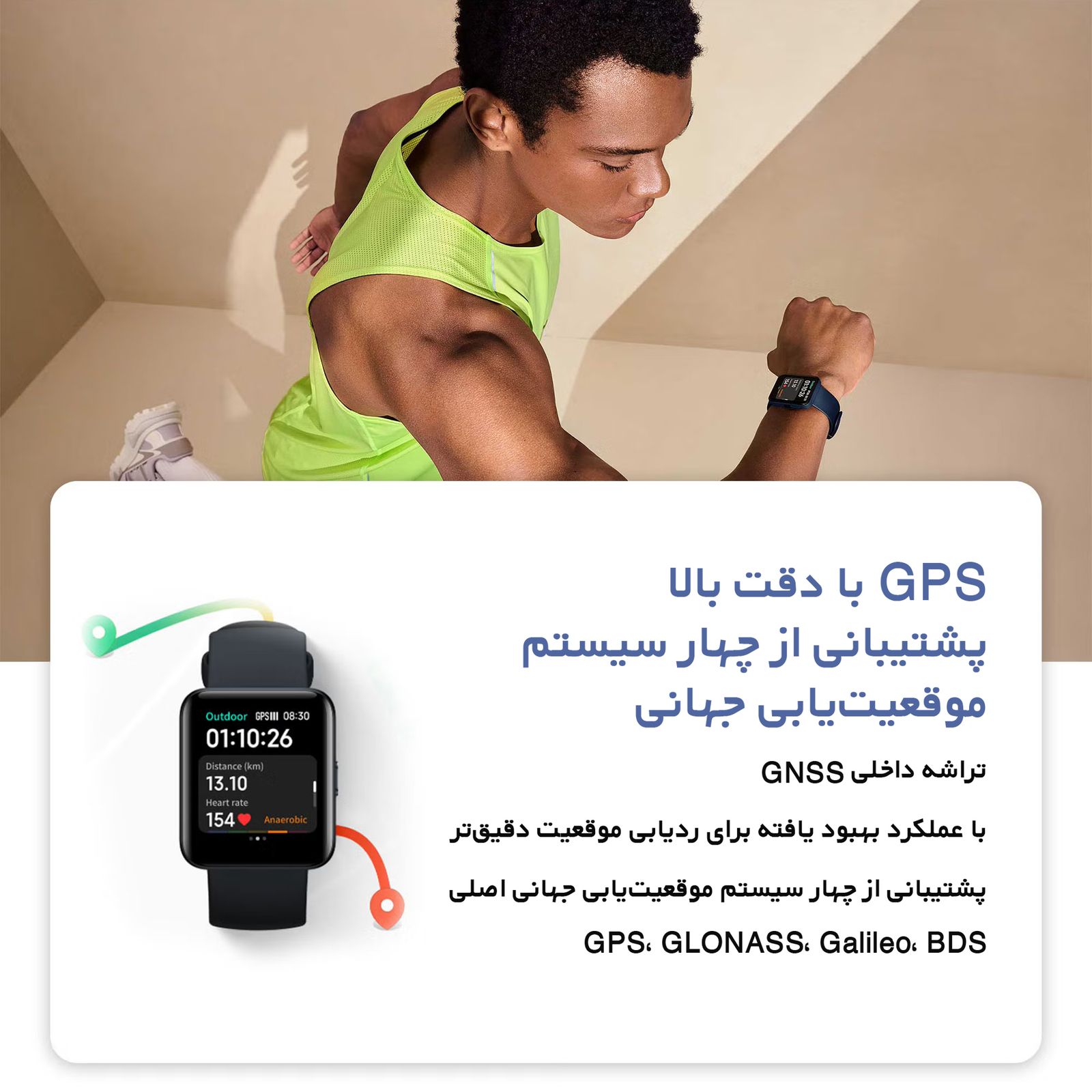 ساعت هوشمند شیائومی مدل Redmi Watch 2 Lite طرح بند سلیکونی -  - 30