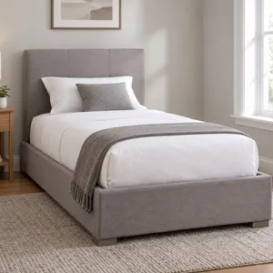 تخت خواب ملامینه یک نفره مدل هانا سایز 120×200 سانتی‌متر