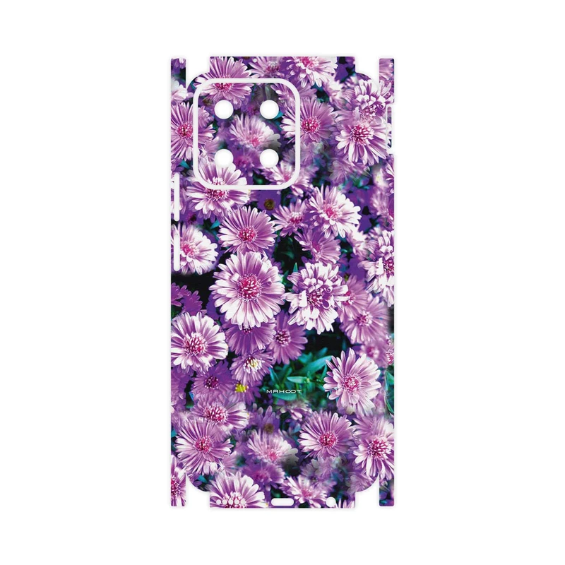 برچسب پوششی ماهوت مدل Purple_Flower-FullSkin مناسب برای گوشی موبایل آنر X7c