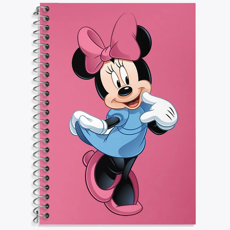 دفتر زبان 50 برگ خندالو مدل دو خط طرح میکی موس کد N2865